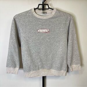 Vintage Nike Swoosh Sweatshirt Size Large Girls